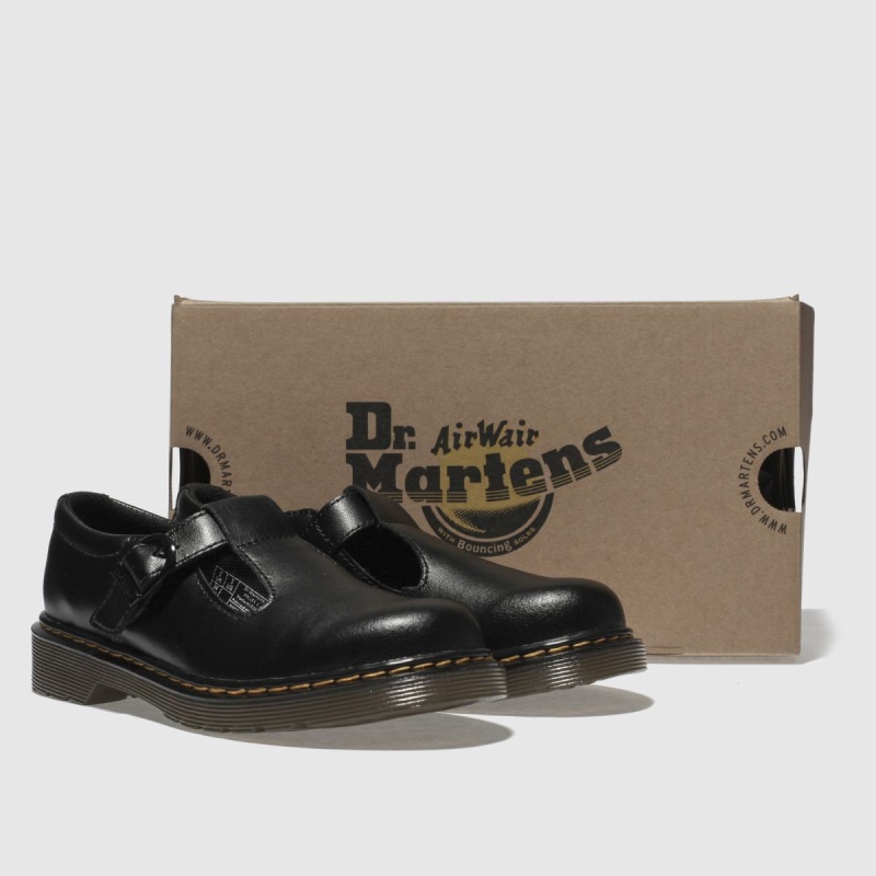 Dr.martens Botas Dr Martens Polley Niños Júnior Zapatos Negro