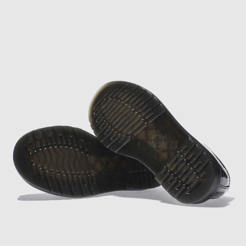 Negro Dr.martens Botas Dr Martens 1461 Zapatos Júnior Niñas