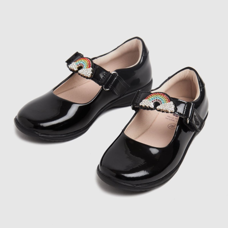 Negro Lelli Kelly Brite Dolly Zapatos Júnior Niñas Dr.martens Botas