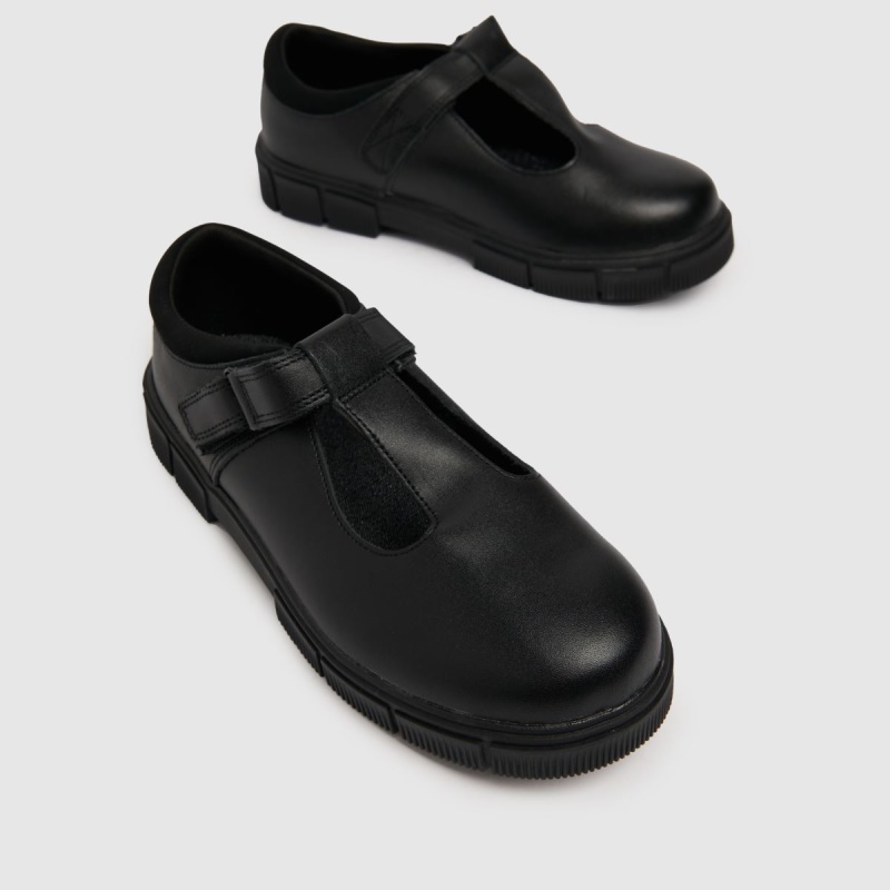 Zapatos Júnior Niña Schuh Loopy Cuero Negro Dr.martens Botas