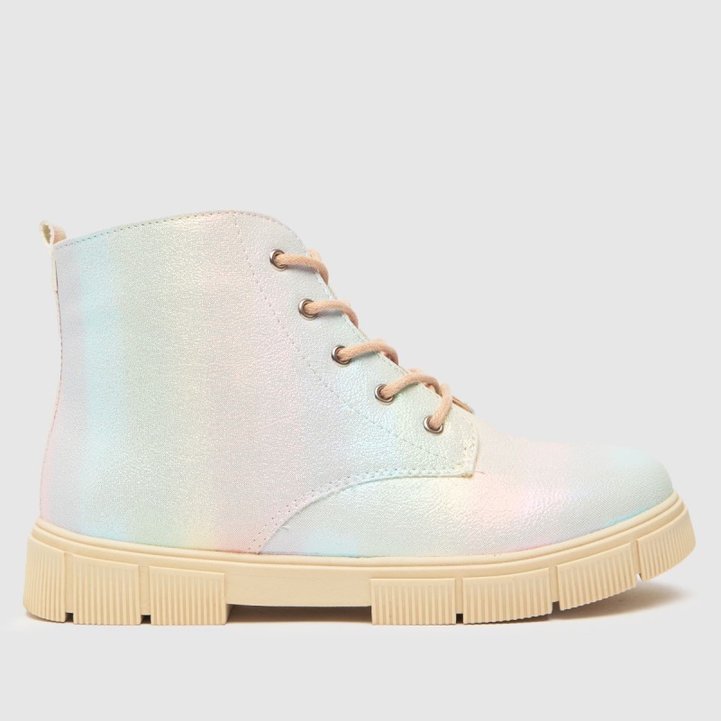 Schuh Chant Botas Júnior Con Cordones Para Niñas Dr.martens Botas Multi