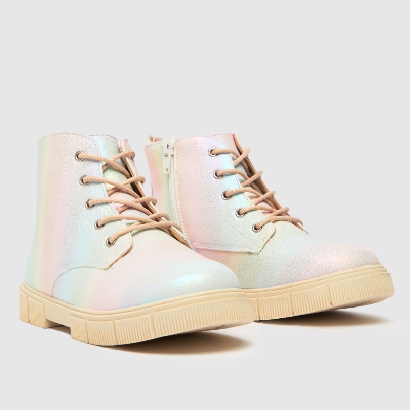 Schuh Chant Botas Júnior Con Cordones Para Niñas Dr.martens Botas Multi