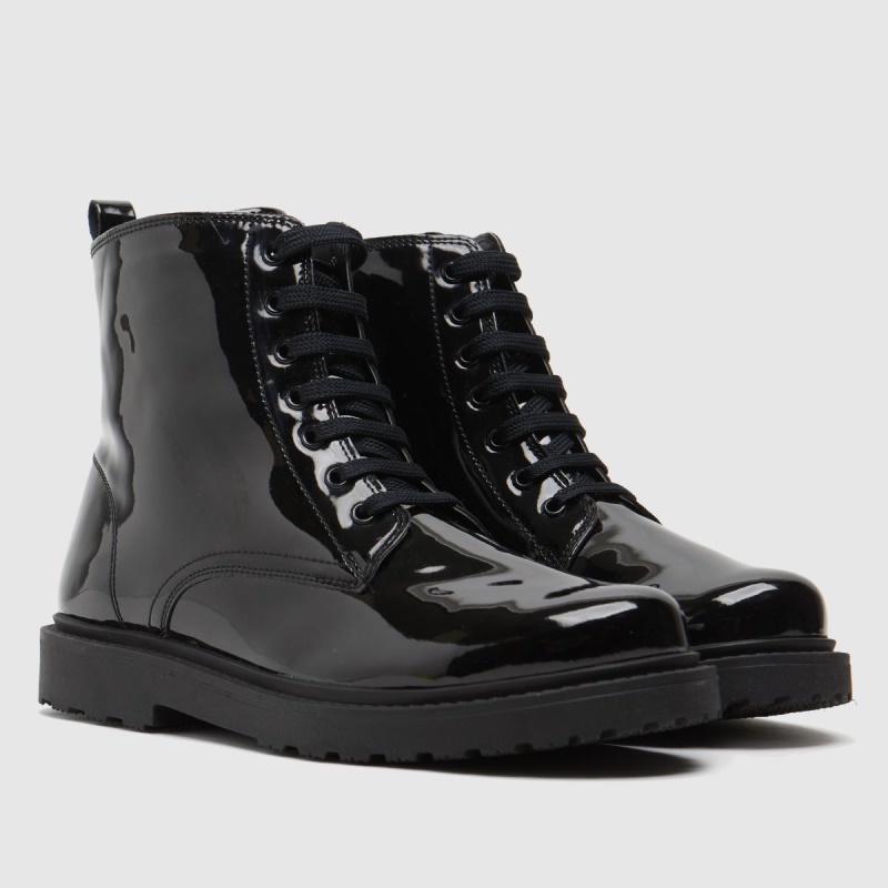 Botas Juveniles Con Cordones Para Niñas Creator De Schuh Dr. Martens Negras Botas