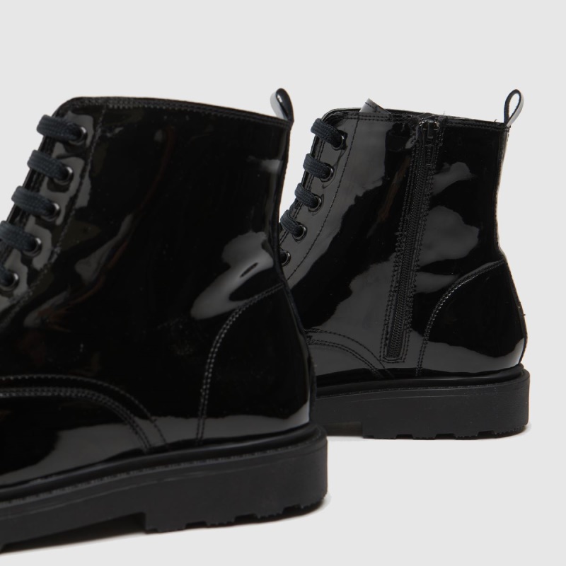 Botas Juveniles Con Cordones Para Niñas Creator De Schuh Dr. Martens Negras Botas