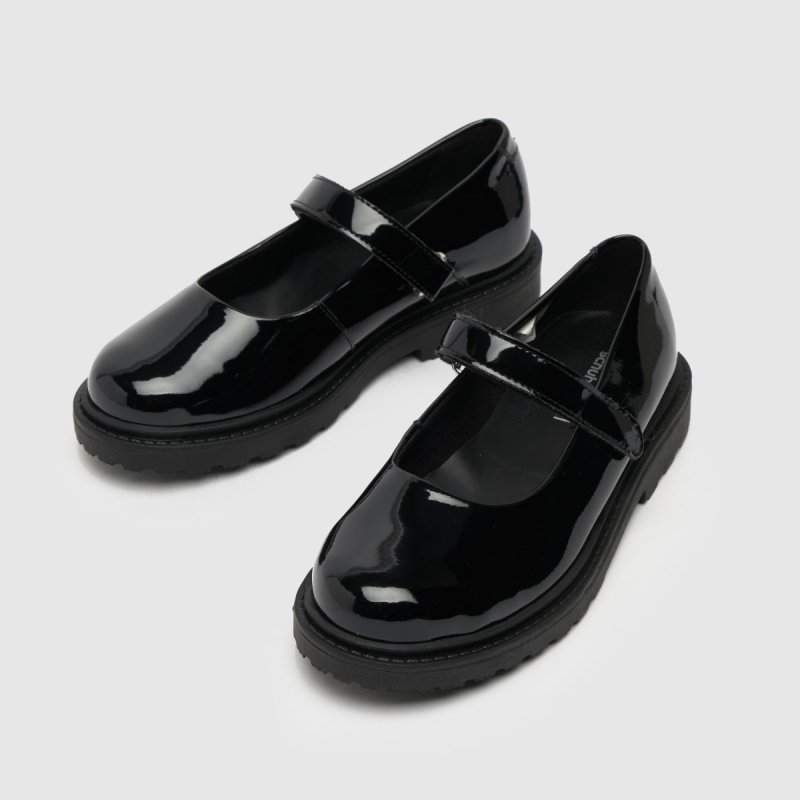 Dr.martens Botas Negro Schuh Lagoon Charol Zapatos Juveniles Niñas