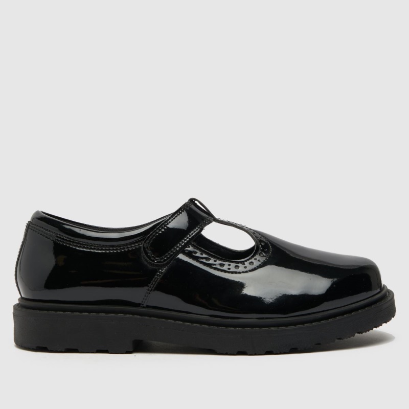 Dr.martens Botas Negro Schuh Lock Charol T Bar Niñas Zapatos Juveniles