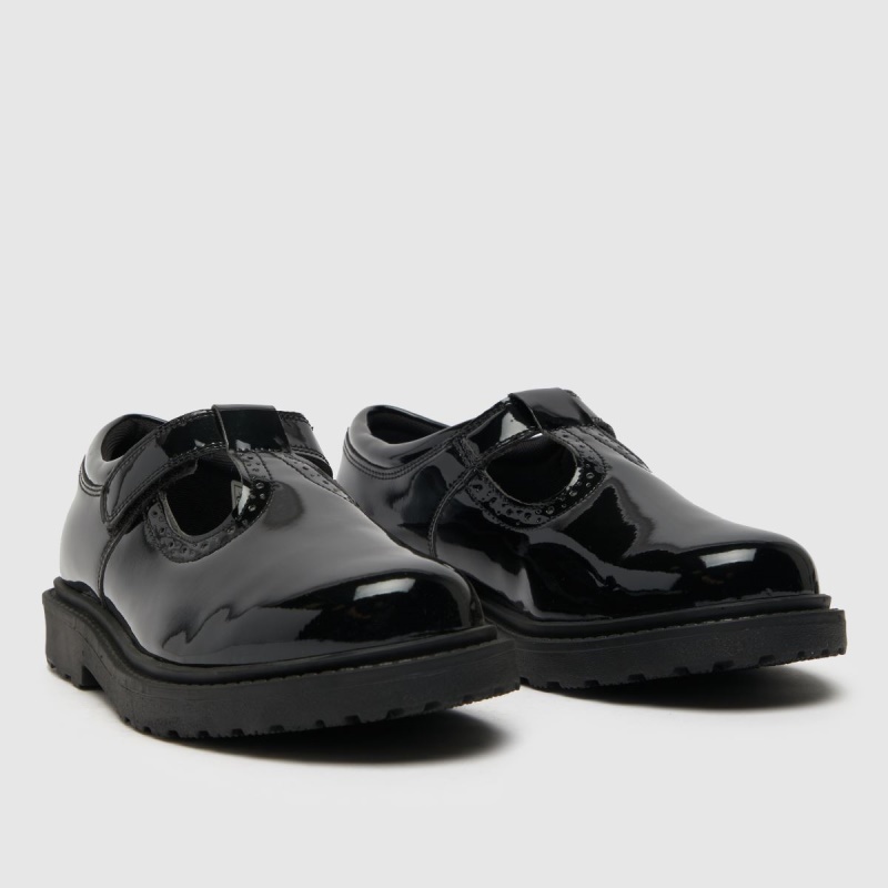 Dr.martens Botas Negro Schuh Lock Charol T Bar Niñas Zapatos Juveniles