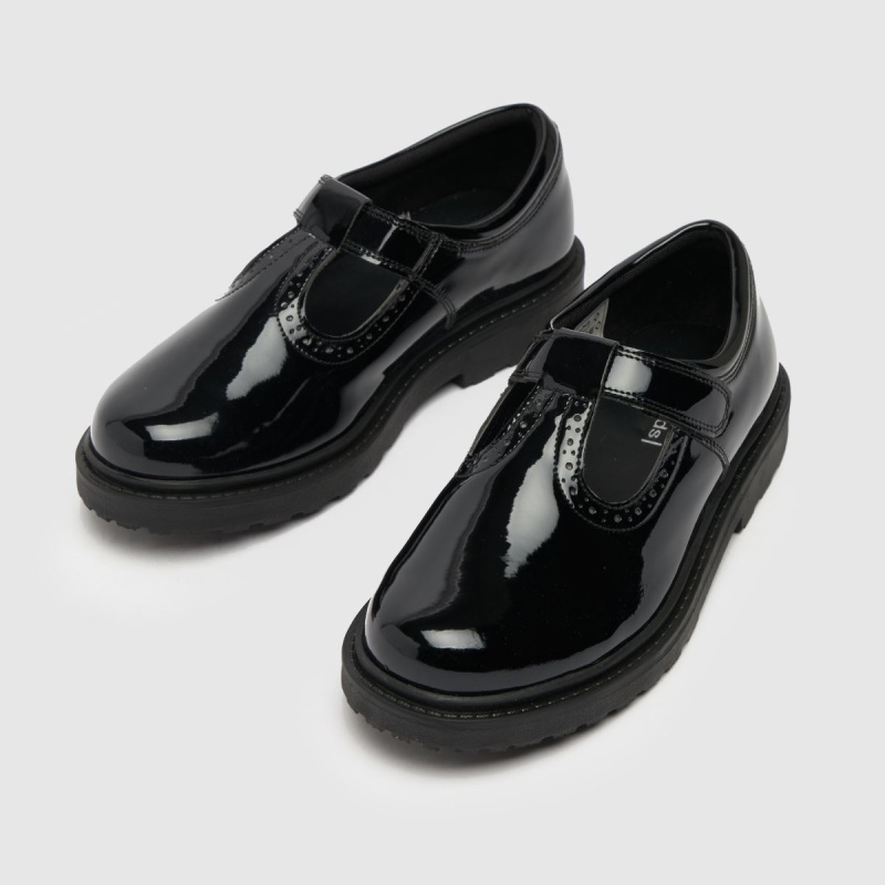 Dr.martens Botas Negro Schuh Lock Charol T Bar Niñas Zapatos Juveniles