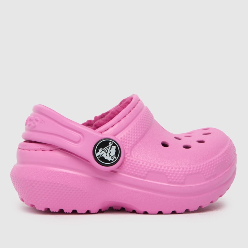 Dr.martens Botas Rosa Crocs Clásico Zueco Forrado Niñas Sandalias Para Niños Pequeños