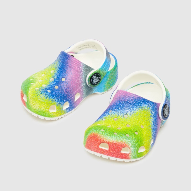 Multi Dr.martens Botas Crocs Classic Spray Clog Niñas Sandalias Para Niños Pequeños