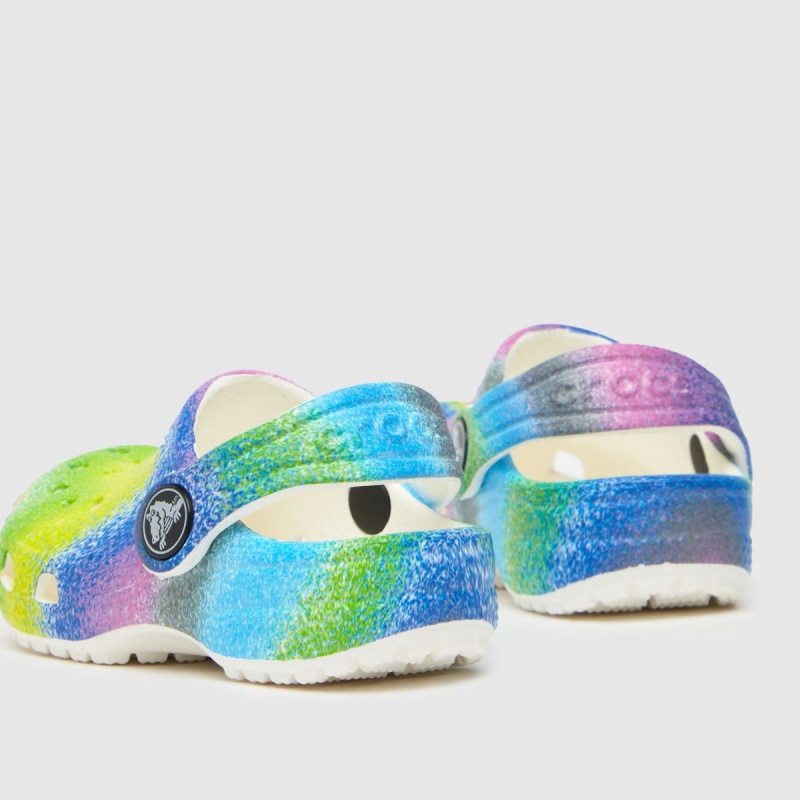 Multi Dr.martens Botas Crocs Classic Spray Clog Niñas Sandalias Para Niños Pequeños