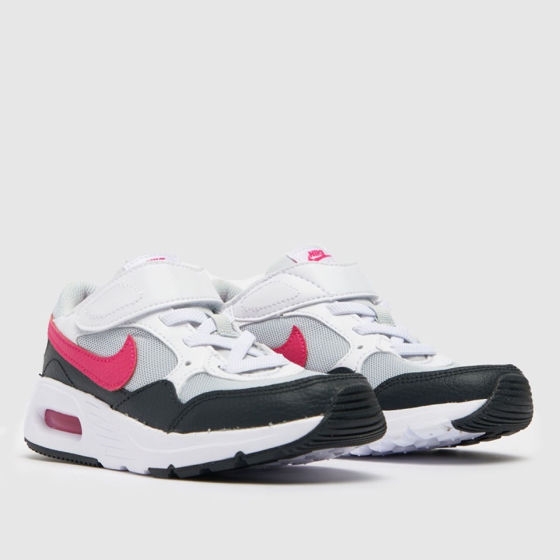 Nike Air Max Sc Niñas Niño Entrenadores Dr.martens Botas Blanco-negro