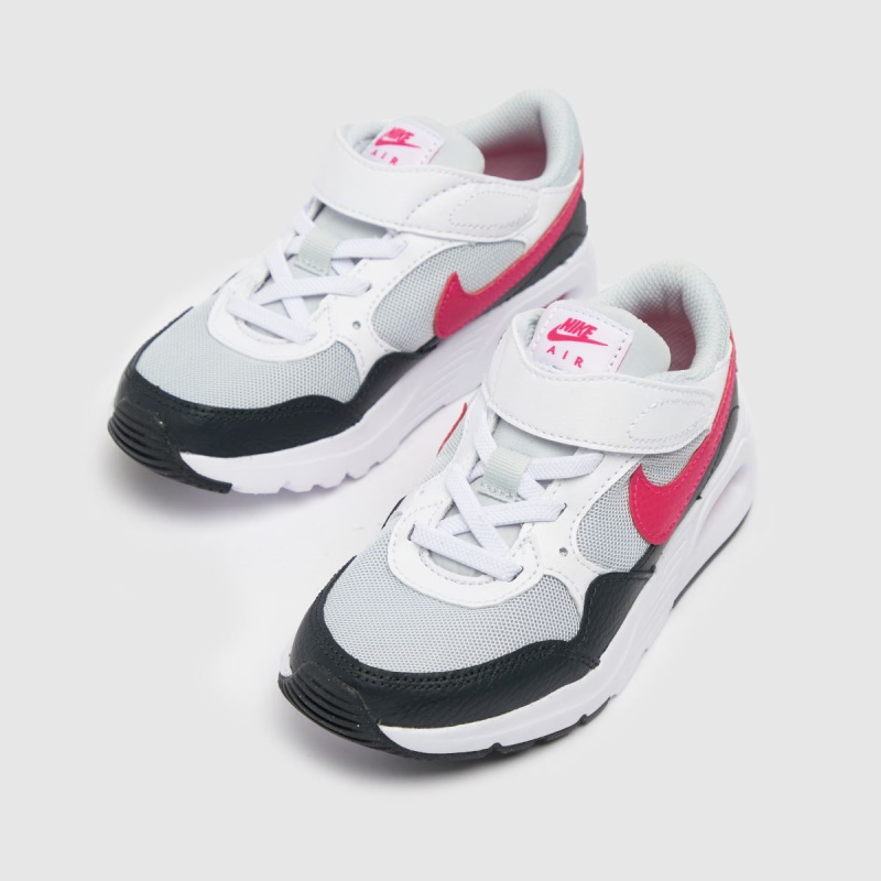 Nike Air Max Sc Niñas Niño Entrenadores Dr.martens Botas Blanco-negro