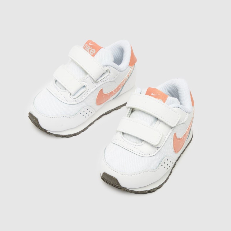 Nike Md Valiant Se Niña Niño Entrenadores Dr.martens Botas Blanco-rosa