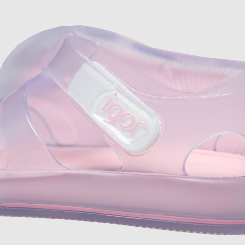 Dr.martens Botas Igor Star Cristal Niñas Sandalias De Niño Claro