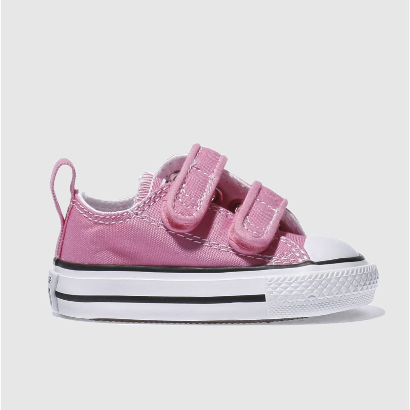 Rosa Dr.martens Botas Converse All Star Ox 2v Niñas Zapatillas De Deporte Para Niños Pequeños