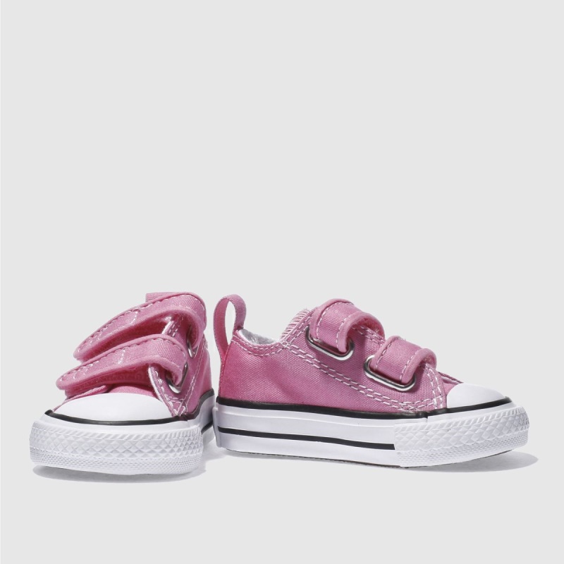 Rosa Dr.martens Botas Converse All Star Ox 2v Niñas Zapatillas De Deporte Para Niños Pequeños