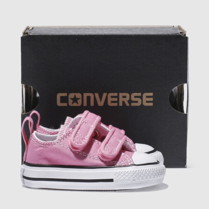 Rosa Dr.martens Botas Converse All Star Ox 2v Niñas Zapatillas De Deporte Para Niños Pequeños