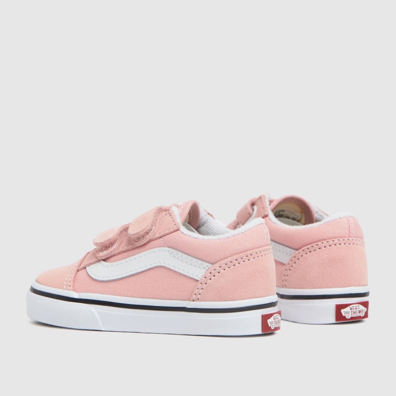 Dr.martens Botas Rosa Pálido Vans Old Skool V Niñas Zapatillas De Deporte Para Niños Pequeños