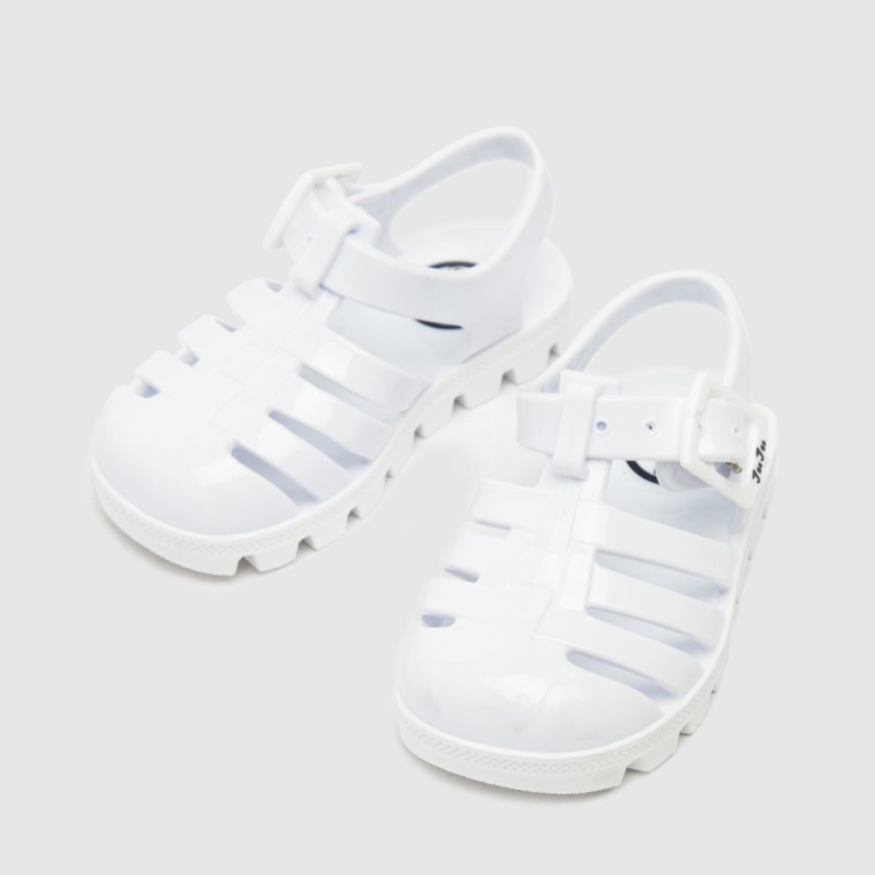 Blanco Juju Jellies Nino Sandalias Para Niñas Pequeñas Dr.martens Botas