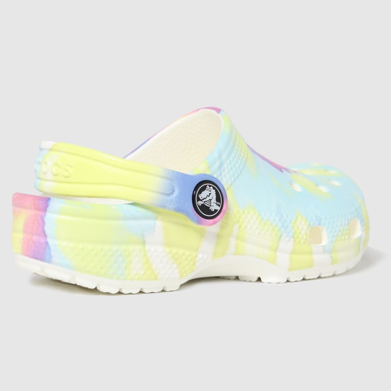 Blanco-amarillo Dr.martens Botas Crocs Classic Clog Girls Junior Sandals