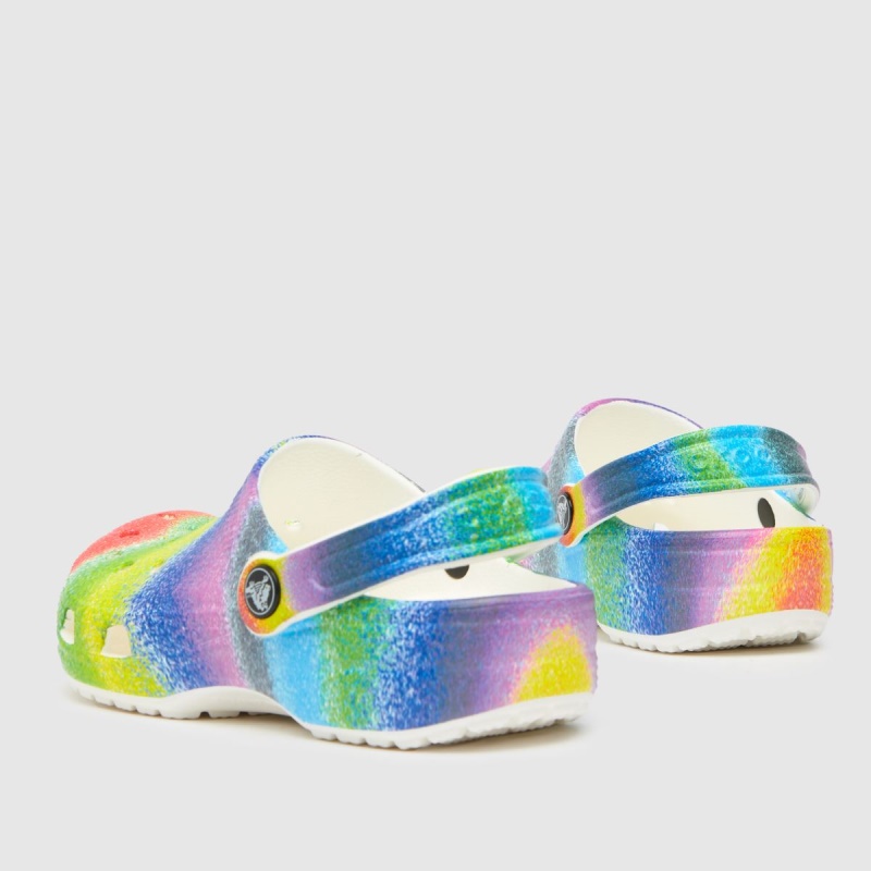 Crocs Classic Spray Clog Girls Junior Sandalias Dr.martens Botas Multi