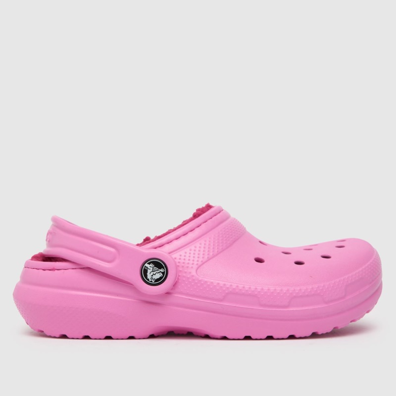 Dr.martens Botas Crocs Classic Lined Zueco Niñas Jóvenes Sandalias Rosa