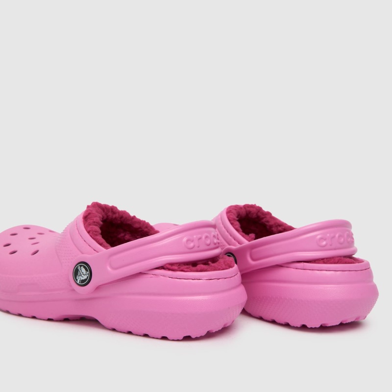 Dr.martens Botas Crocs Classic Lined Zueco Niñas Jóvenes Sandalias Rosa
