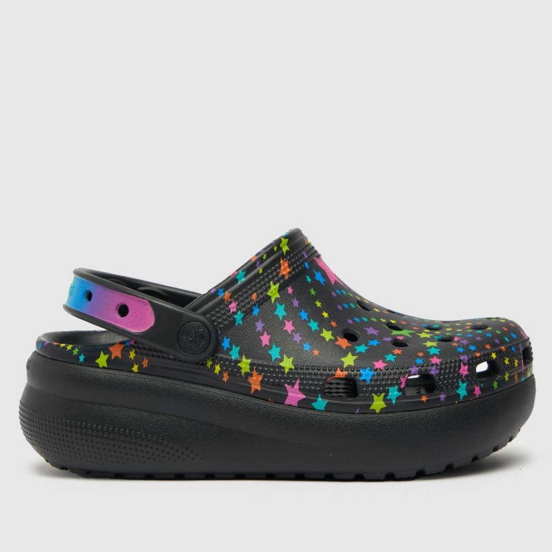 Crocs Classic Cutie Disco Niñas Jóvenes Sandalias Negro Dr.martens Botas