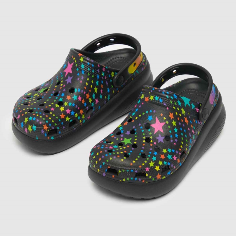 Crocs Classic Cutie Disco Niñas Jóvenes Sandalias Negro Dr.martens Botas