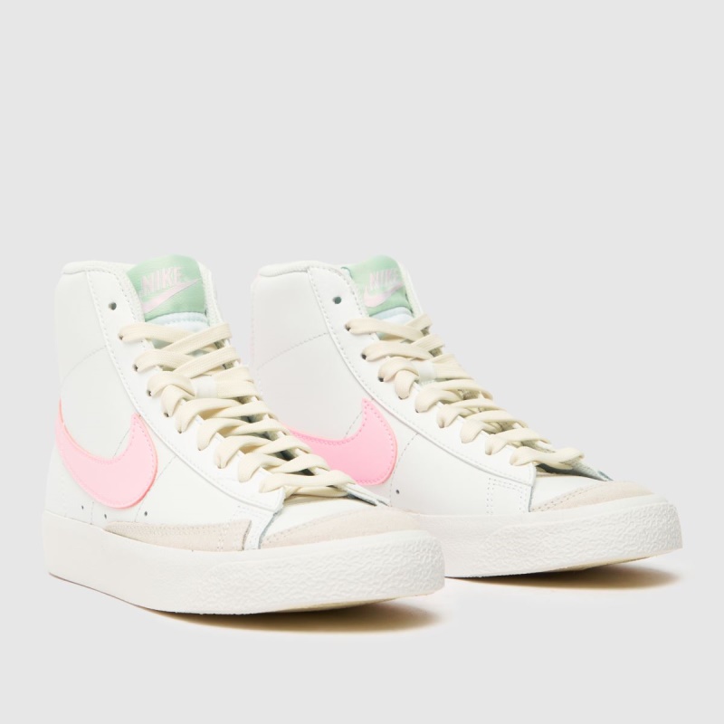 Nike Blazer Mid 77 Niña Juvenil Entrenadores Dr.martens Botas Blanco-rosa