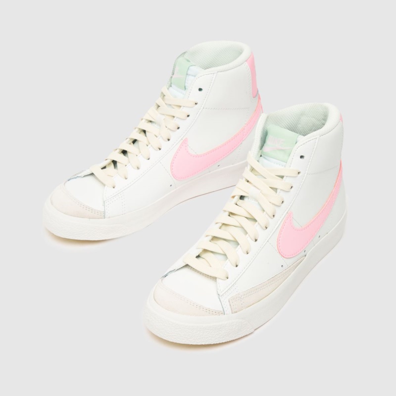 Nike Blazer Mid 77 Niña Juvenil Entrenadores Dr.martens Botas Blanco-rosa