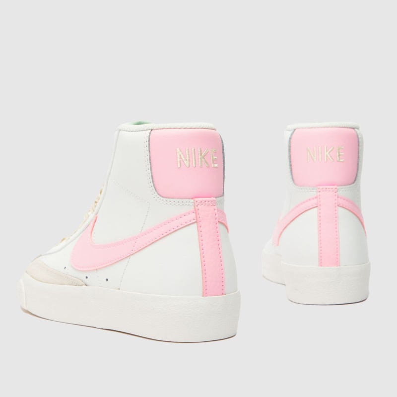 Nike Blazer Mid 77 Niña Juvenil Entrenadores Dr.martens Botas Blanco-rosa