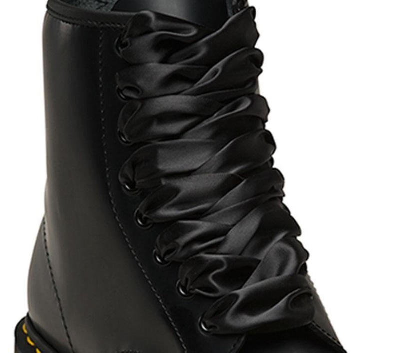 Cordones De Cinta De 140 Cm (8-10 Ojales) Dr.martens Botas Negro