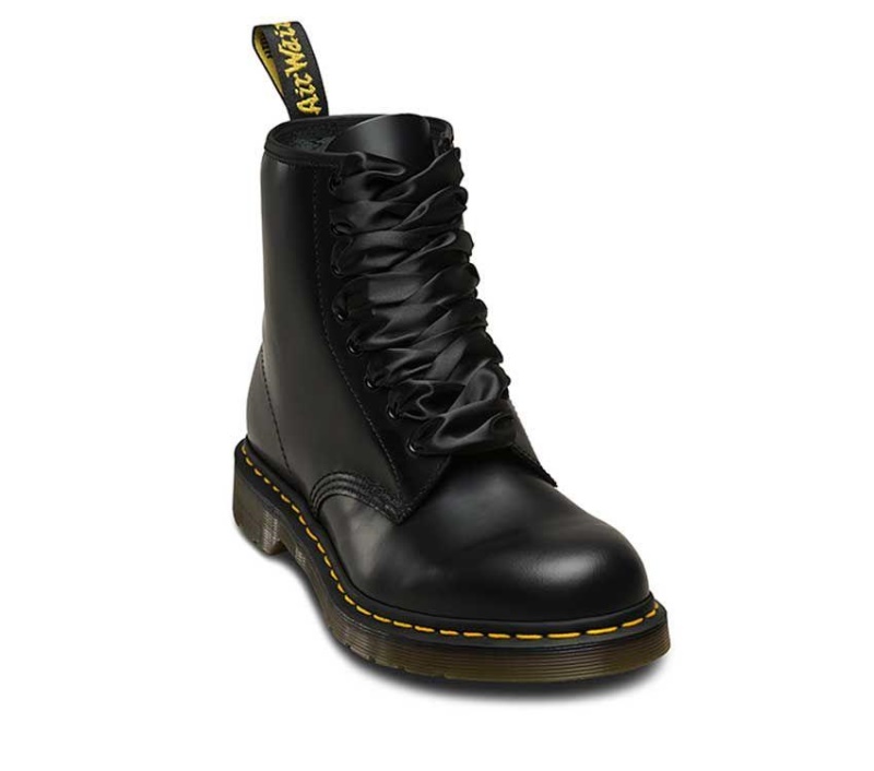 Cordones De Cinta De 140 Cm (8-10 Ojales) Dr.martens Botas Negro