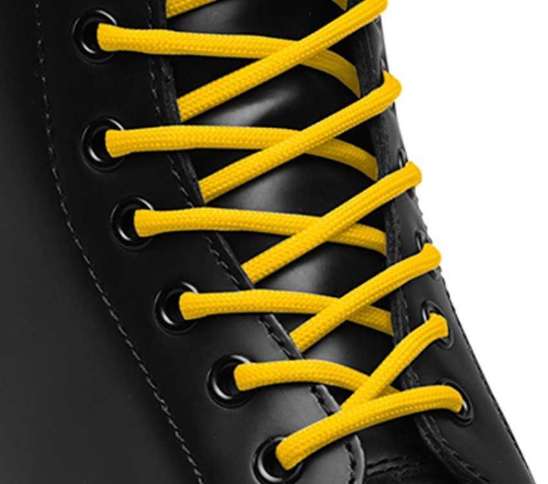 Cordones Redondos De 140 Cm (8-10 Ojales) Dr.martens Botas Amarillo Redondo