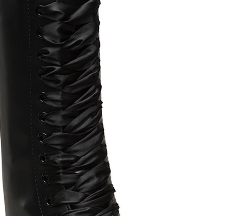 Cordones De Cinta De 210 Cm (12-14 Ojales) Dr.martens Negras Botas