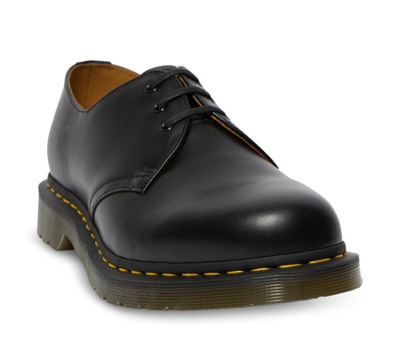 Botas Dr.martens Negras Con Cordones Encerados Negros De 65 Cm