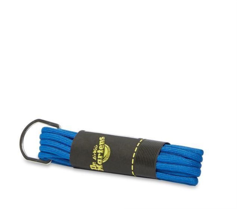 Dr.martens Botas 140cm Round Lace Azul 100% Tetoron