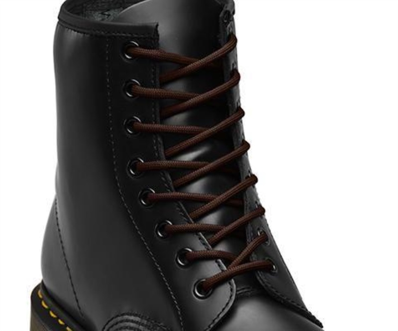 Botas Dr.martens 55cm? Cordones Redondos (8-10 Ojales) Marrón Redondo