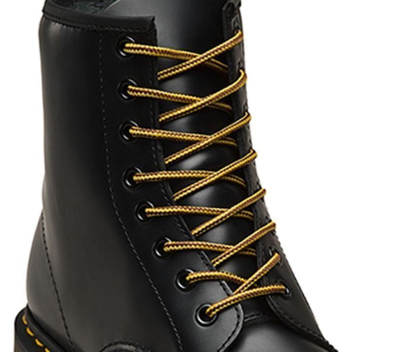 Dr.martens Botas Marrón/amarillo Redondo 140cm Cordones Redondos (8-10 Ojales)