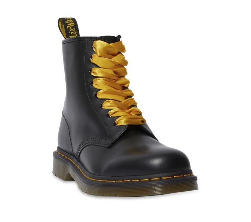 Dr.martens Botas Amarillo 100% Tetoron Cordones De Cinta De 55 Pulgadas (8-10 Ojos)
