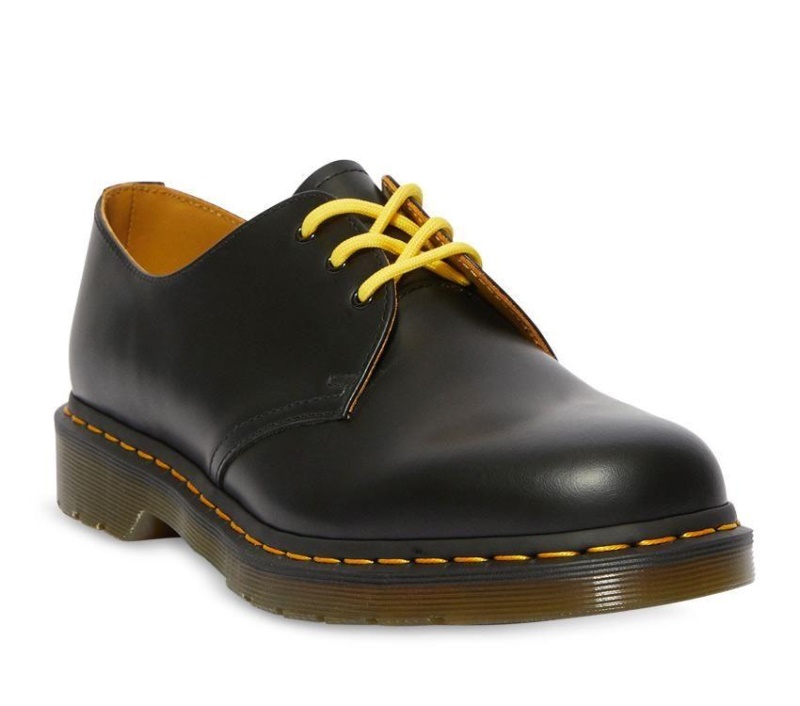 Dr.martens Botas Amarillo 100% Tetoron 65cm Cordones Redondos Amarillos (3 Ojales)