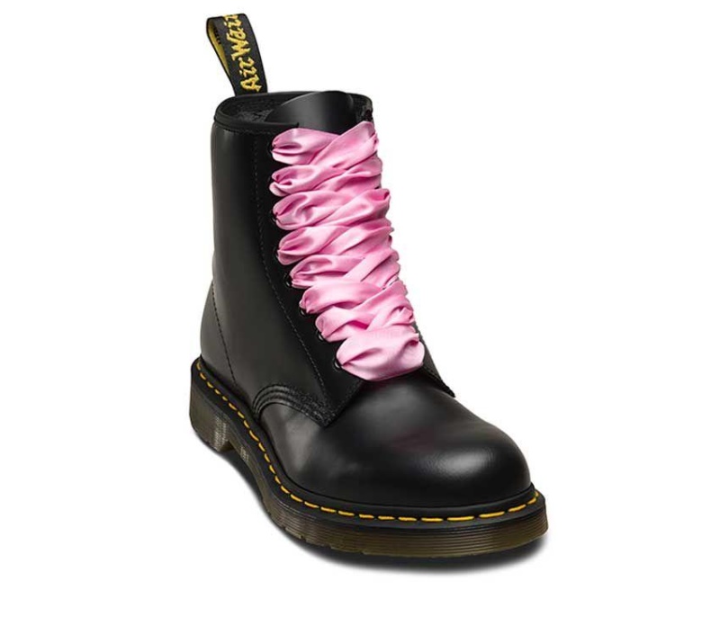 Rosa Dr.martens Botas 140cm Cordones De Cinta (8-10 Ojales)