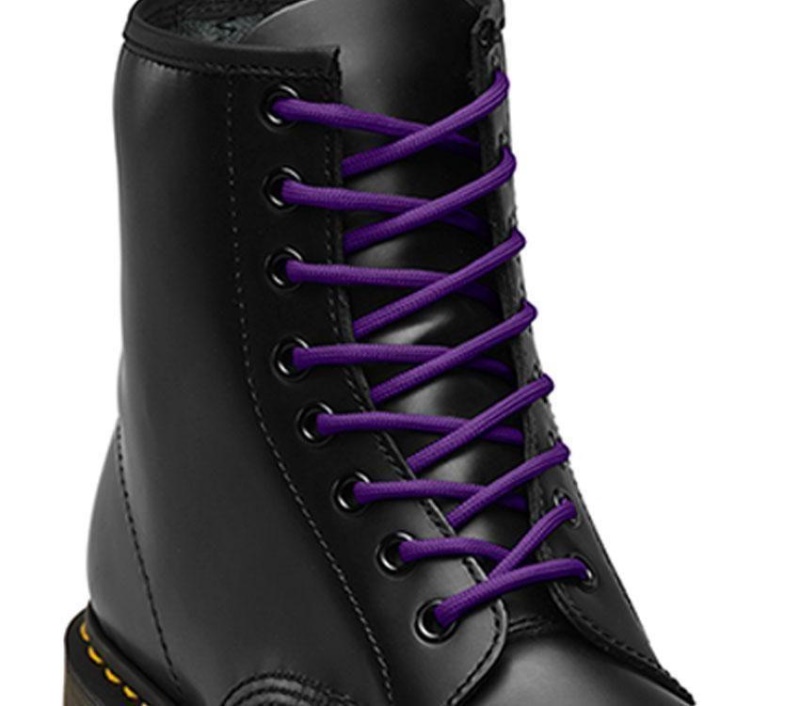 Cordones Redondos Morados De 140 Cm (8-10 Ojales) Dr.martens Botas