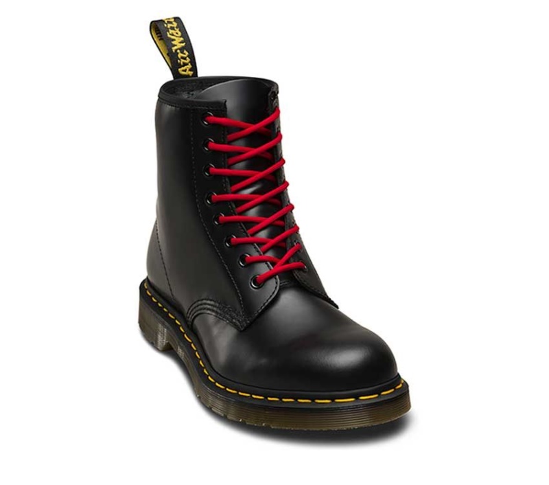 Botas Dr.martens Redondas Rojas 140cm Cordones Redondos (8-10 Ojales)