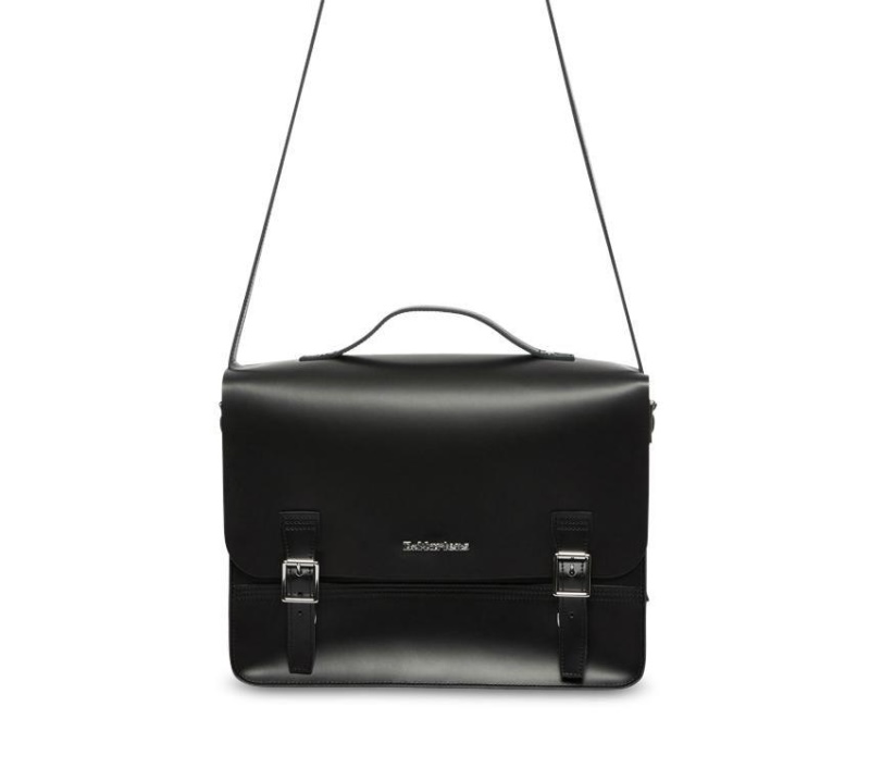 Bolso Messenger Negro Kiev-black Smooth Dr.martens Botas Box