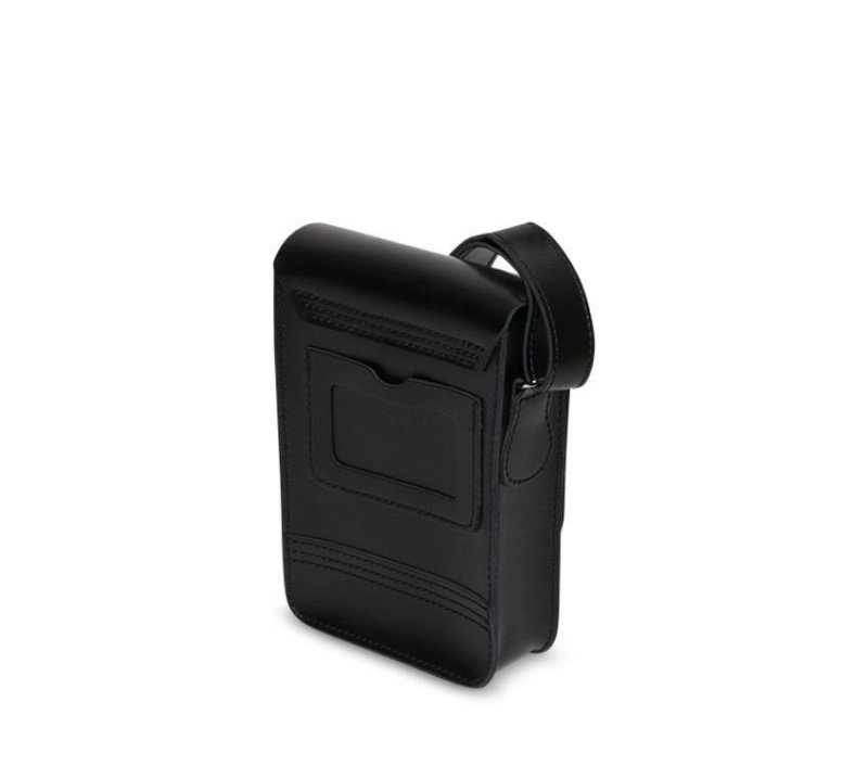 Caja Bandolera Dr.martens Botas Negro Kiev-negro Liso