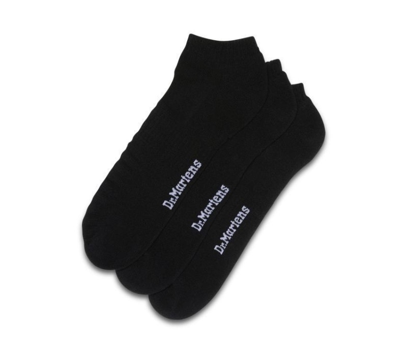 Dr.martens Short Double Doc 3pk Mezcla De Algodón Negro Botas