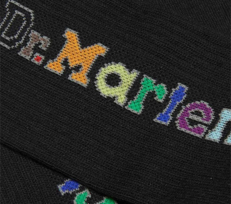 Calcetín Vertical Con Logo Vertical Pride Dr.martens Botas